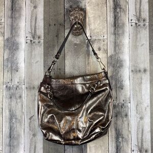 Coach Vintage Brooke Metallic Hobo Bag in Gold.